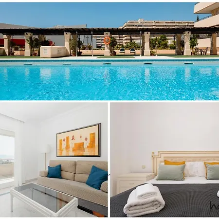 Sea View In The Center Of Puerto Banus And Private Parking